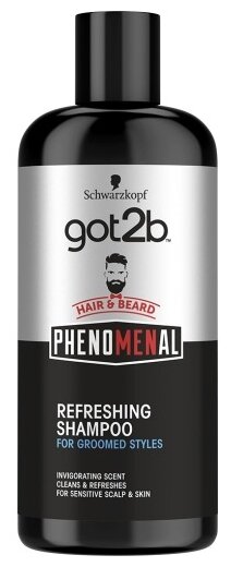 Got2b Шампунь для волос и бороды PhenoMENal (фото modal 1)