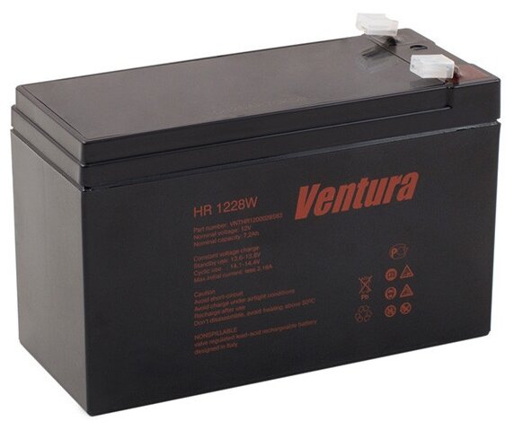 Аккумуляторная батарея Ventura HR 1228W 7 А·ч (фото modal 1)