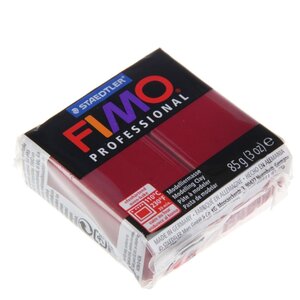 Полимерная глина FIMO Professional запекаемая 85 г бордо (8004-23) (фото modal nav 1)