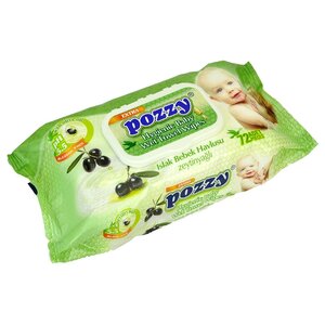 Влажные салфетки Pozzy с оливковым маслом (фото modal nav 1)