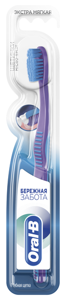 Зубная щетка Oral-B UltraThin Бережная забота, экстра мягкая (фото modal 1)