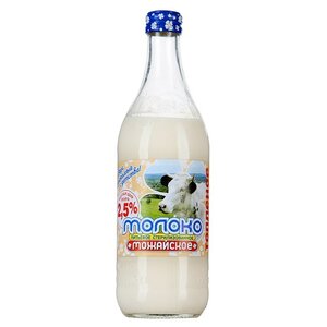 Молоко Можайское топленое стерилизованное 2.5%, 0.45 л (фото modal nav 1)