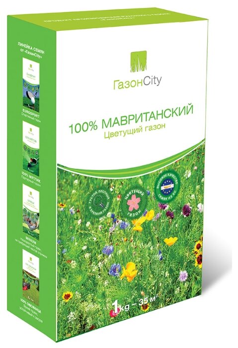 ГазонCity 100% Мавританский цветущий газон, 1 кг (фото modal 1)