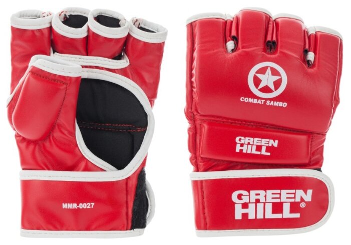 Перчатки Green hill COMBAT SAMBO MMR-0027CS для MMA, боевое самбо (фото modal 2)