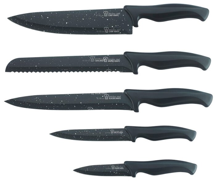 Набор AURORA 5 ножей с подставкой (фото modal 2)