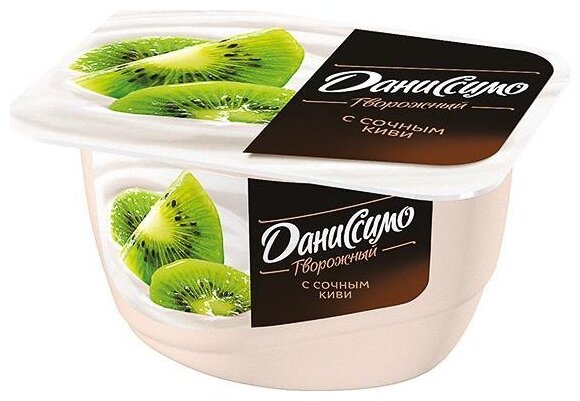 Творожный десерт Danone киви 5.5%, 130 г (фото modal 1)