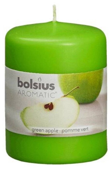 Свеча Bolsius Зеленое яблоко 80 х 60 мм (фото modal 1)