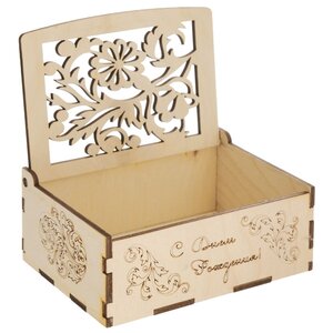 Astra & Craft Деревянная заготовка для декорирования коробочка 
