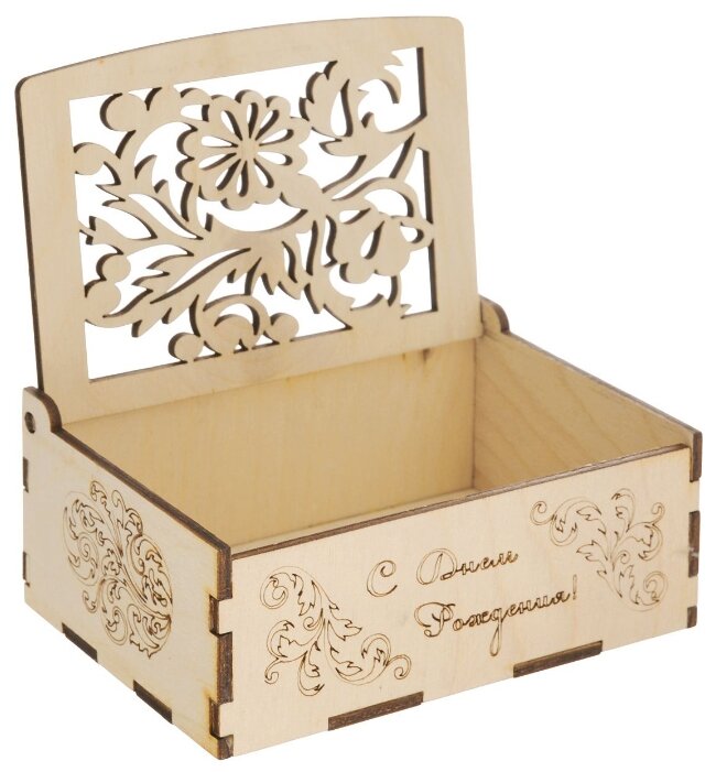 Astra & Craft Деревянная заготовка для декорирования коробочка 