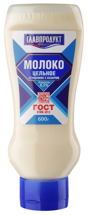 Сгущенное молоко Главпродукт цельное с сахаром 8.5%, 600 г (фото modal 1)