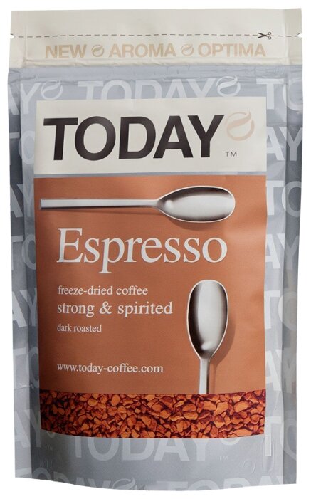 Кофе растворимый Today Espresso сублимированный, пакет (фото modal 1)