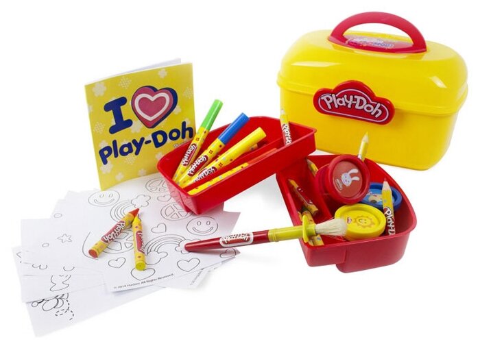 Play-Doh набор для рисования Сундучок художника (CPDO013-PE) (фото modal 3)