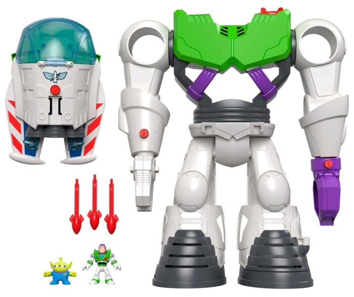 Интерактивная игрушка робот-трансформер Imaginext История игрушек Базз Лайтер GBG65 (фото modal 3)
