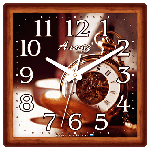 Часы настенные кварцевые Алмаз K09 (фото modal 1)