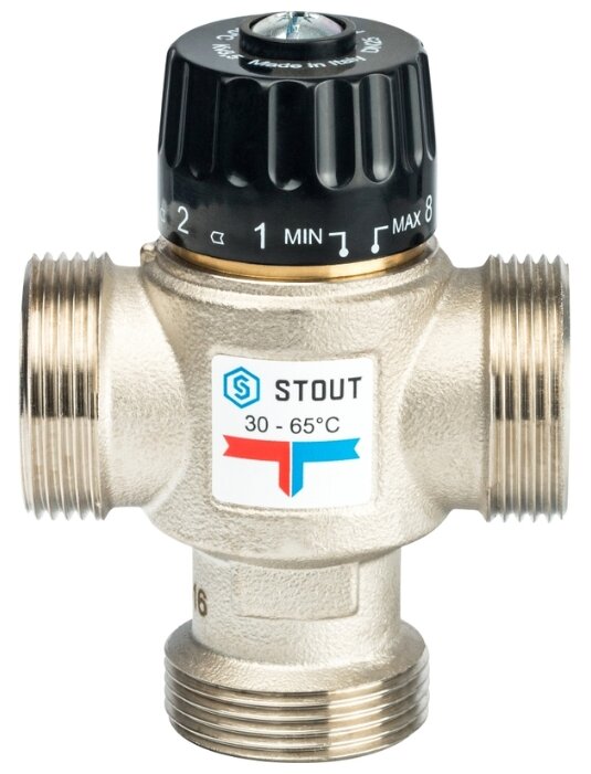 Термостатический клапан для радиатора STOUT SVM-0025-356532 (фото modal 2)