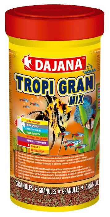 Сухой корм Dajana Pet Tropi Gran Mix для рыб (фото modal 1)