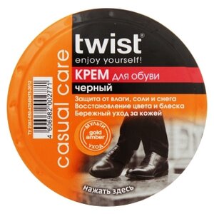 Twist Casual care крем для обуви черный (фото modal nav 1)