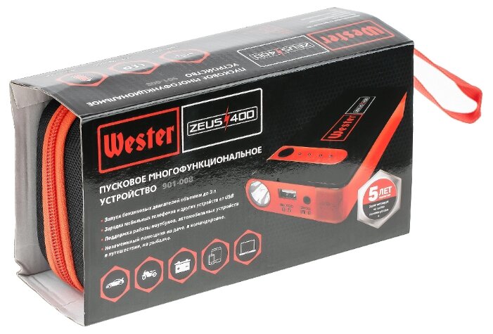 Пуско-зарядное устройство Wester Zeus 400 (фото modal 6)
