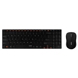 Клавиатура и мышь Rapoo 9060 Black USB (фото modal nav 1)