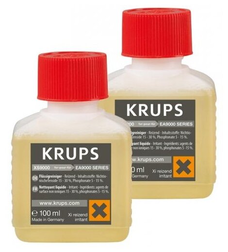 Жидкость Krups для очистки XS900031 (для серии BARISTA) 100 мл х 2 (фото modal 1)