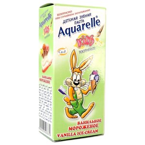 Зубная паста Aquarelle Kids Ванильное мороженое 3+ (фото modal nav 1)
