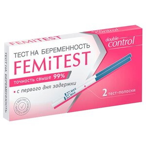 Тест Femitest Double control на беременность (фото modal nav 1)