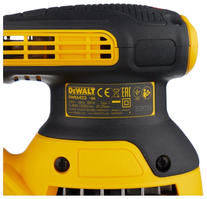 Эксцентриковая шлифмашина DeWALT DWE6423 (фото modal 7)