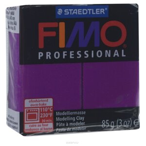 Полимерная глина FIMO Professional запекаемая 85 г фиолетовый (8004-61) (фото modal nav 1)