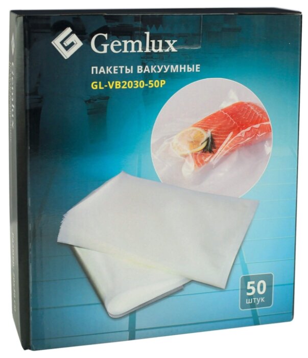 Пакеты для хранения продуктов Gemlux GL-VB2030-50P (фото modal 1)