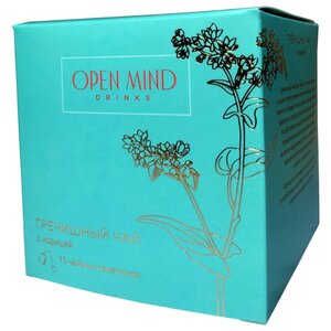 Чай травяной Open mind гречишный с корицей в пакетиках (фото modal nav 1)
