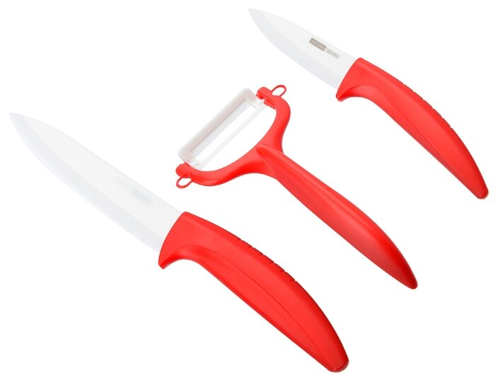Набор Satoshi Kitchenware Промо 2 ножа и овощечистка (фото modal 1)