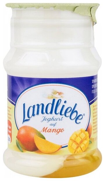 Йогурт Landliebe С наполнителем Манго 3.2%, 130 г (фото modal 1)