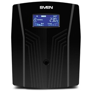 Интерактивный ИБП SVEN Pro 1500 (LCD, USB) (фото modal nav 2)