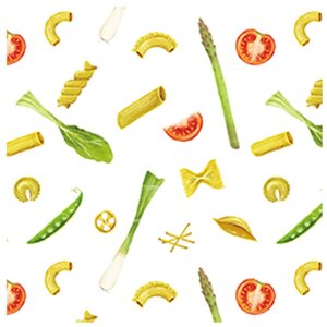 Скатерть JoyArty Овощи с макаронами (tc-79804-180x145) 145х180 см (фото modal nav 1)