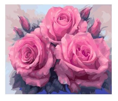 Paintboy Картина по номерам GX 7903 Нежные розы 40*50 см. (фото modal 1)