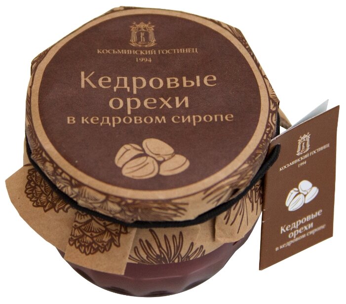Варенье Косьминский гостинец кедровые орехи в кедровом сиропе, банка 290 г (фото modal 2)