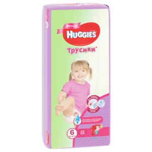 Huggies трусики для девочек 6 (16-22 кг) 44 шт. (фото modal nav 2)