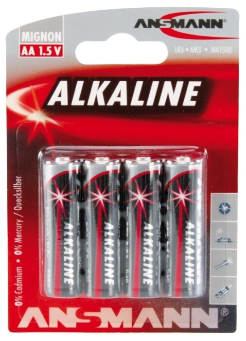Батарейка ANSMANN Alkaline AA (фото modal 3)