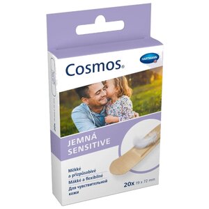 Cosmos Sensitive пластырь для чувствительной кожи 1.9х7.2 см, 20 шт. (фото modal nav 1)