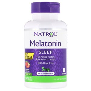 Мелатонин Natrol Melatonin 5 mg Fast Dissolve (150 таблеток) (фото modal nav 1)