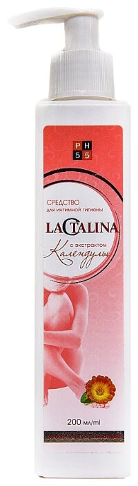 АКЛЕН Средство для интимной гигиены Lactalina с календулой, 200 мл (фото modal 1)