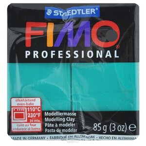 Полимерная глина FIMO Professional запекаемая 85 г чисто-зеленый (8004-500) (фото modal nav 1)