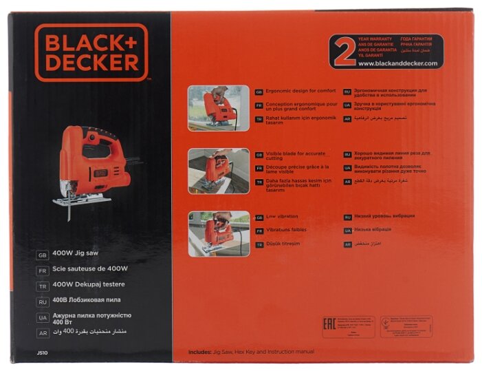 Электролобзик BLACK+DECKER JS10 (фото modal 10)