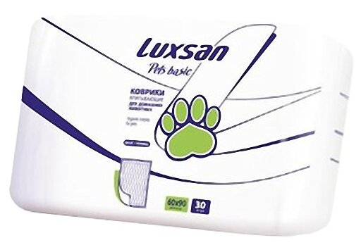 Пеленки для собак впитывающие Luxsan Pets Basic 60х90 см (фото modal 1)