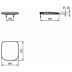 Крышка-сиденье для унитаза Ideal STANDARD Esedra T3183 (фото modal nav 2)