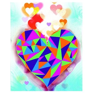 Color Kit Набор алмазной вышивки Сердце в Ваших руках (M004) 17х21 см (фото modal nav 2)
