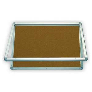 Доска-витрина пробковая 2x3 Витрина GK296 (60х90 см) (фото modal nav 1)