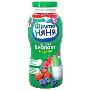 Биолакт ФрутоНяня кисломолочный ягода (с 8-ми месяцев) 2.9%, 0.2 л (фото modal nav 2)