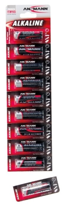 Батарейка ANSMANN Alkaline AA (фото modal 7)