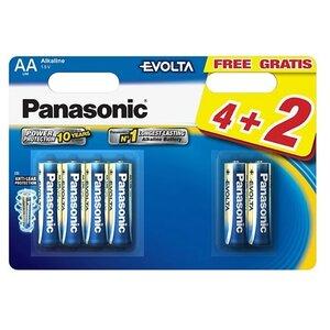 Батарейка AA Panasonic Evolta LR6EGE (фото modal nav 3)